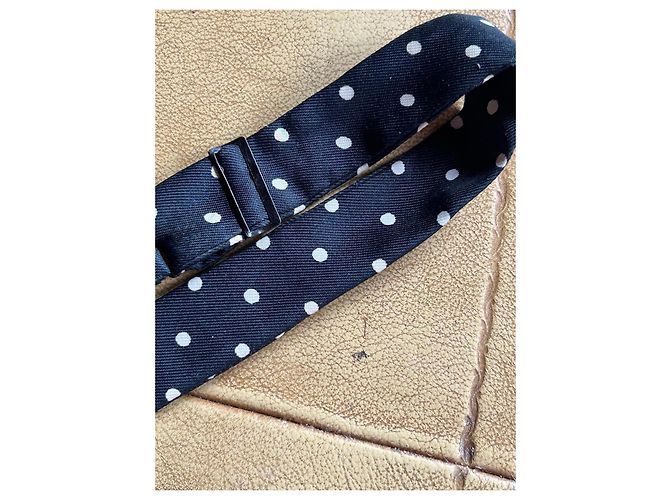 Autre Marque Set di Papillon e Pochette in Seta Hilditch & Key e Guy Apard Nero Blu Multicolore Verde oliva Prugna - vista 6