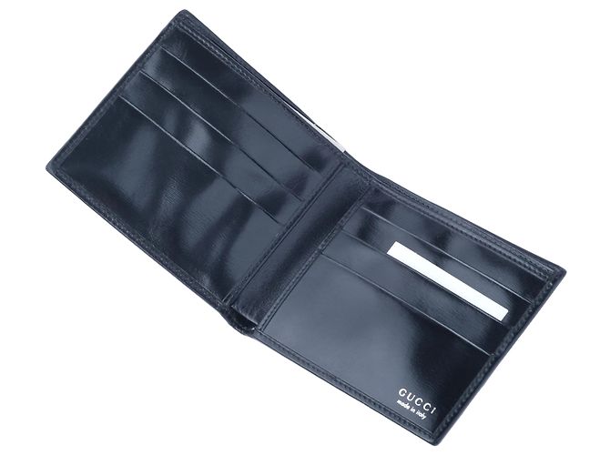 Gucci Bifold Wallet Compact G Logo Schwarz - Ansicht 3