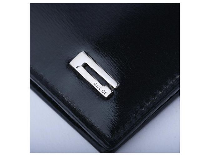 Gucci Bifold Wallet Compact G Logo Schwarz - Ansicht 5