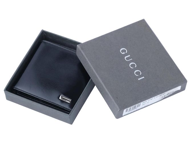 Gucci Bifold Wallet Compact G Logo Schwarz - Ansicht 7