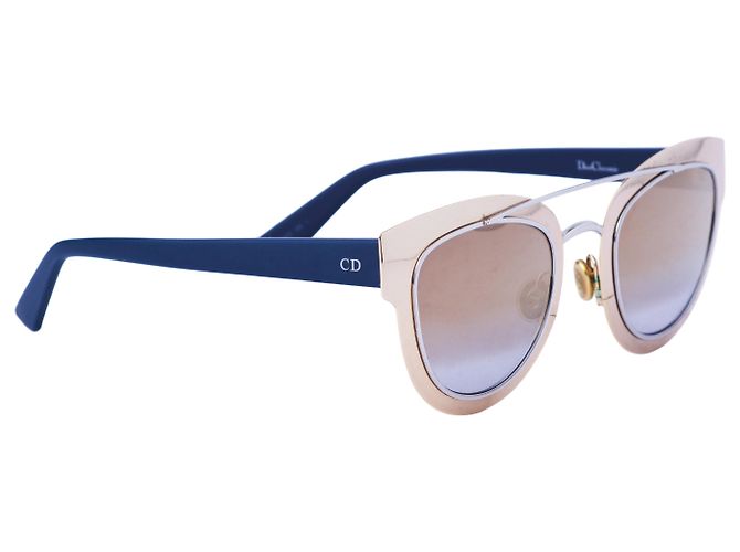 Occhiali da sole Dior DiorChromic cat-eye blu metallo - vista 2