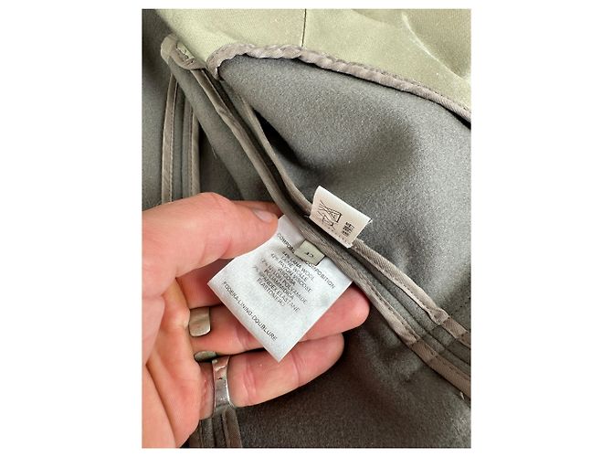 Stella Mc Cartney Vintage Stella McCartney Woll-Satin Blazer Grau Silber M - Ansicht 10