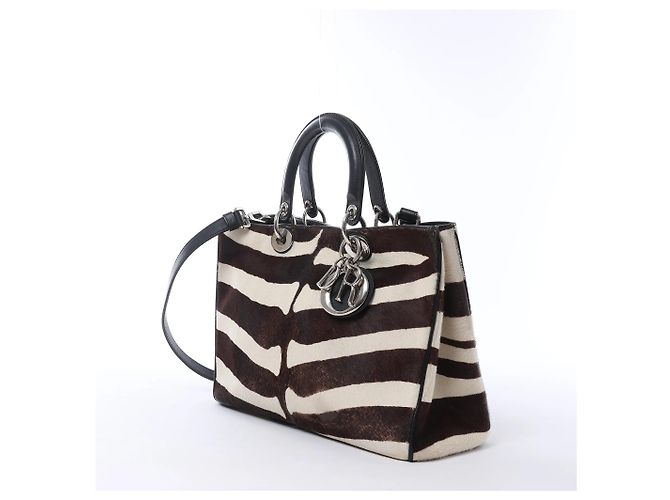 Borsa 2Way Dior Diorissimo Harako x Leather Marrone - vista 2