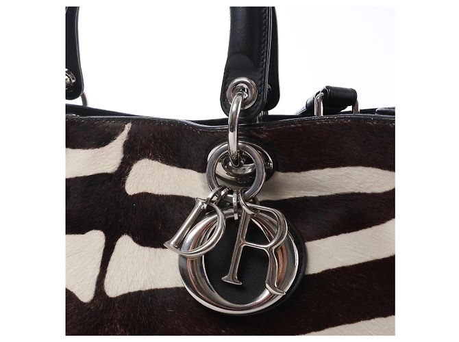 Borsa 2Way Dior Diorissimo Harako x Leather Marrone - vista 4