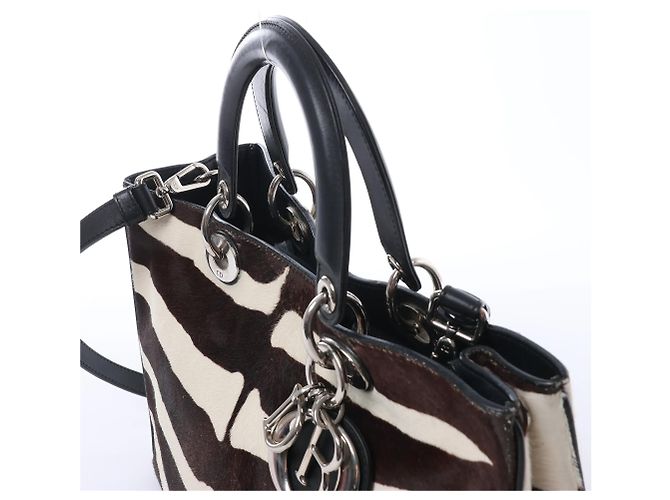 Borsa 2Way Dior Diorissimo Harako x Leather Marrone - vista 6