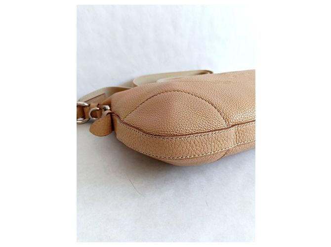Prada Borsa a Tracolla in Pelle Beige - vista 10