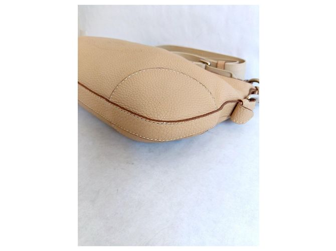 Prada Borsa a Tracolla in Pelle Beige - vista 11