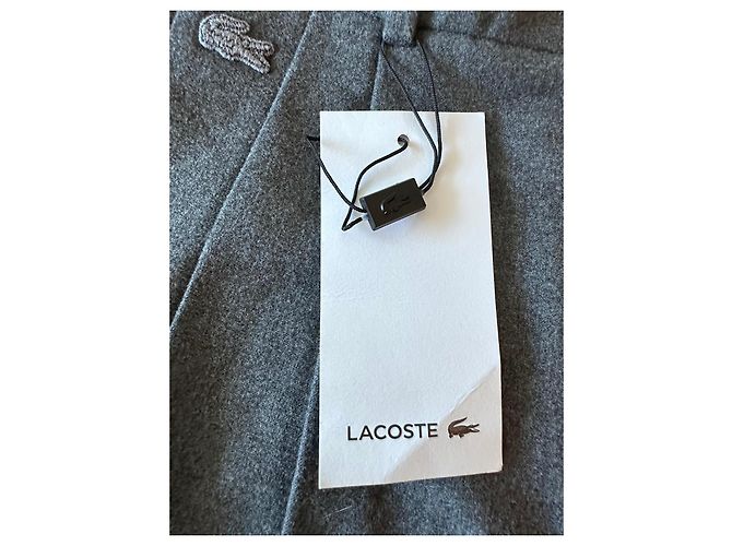 Lacoste weite graue Wollhose - Ansicht 7