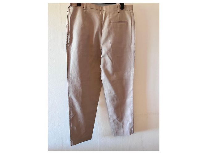 Pantalones Lacoste de algodón beige - Colección Fashion Show - vista 4