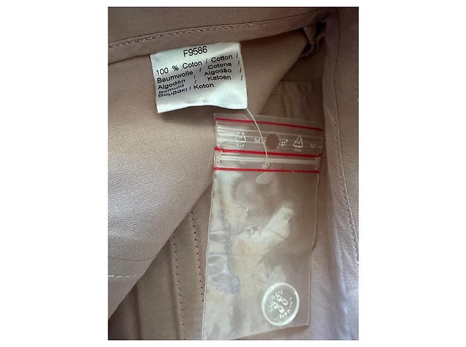 Pantalones Lacoste de algodón beige - Colección Fashion Show - vista 7