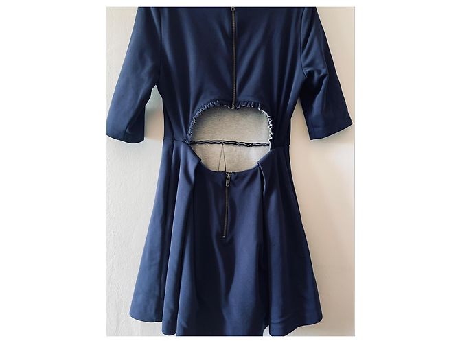 Abito Manoush blu navy con cut-out Blu scuro - vista 3