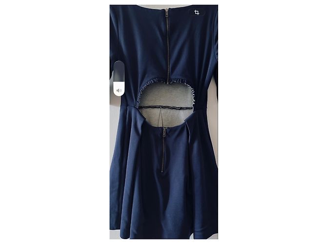 Abito Manoush blu navy con cut-out Blu scuro - vista 4
