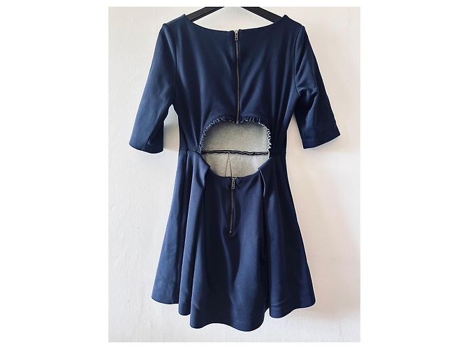 Abito Manoush blu navy con cut-out Blu scuro - vista 5