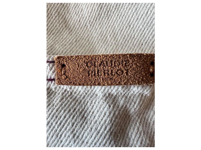 Pantalón de algodón beige Claudie Pierlot - vista 10
