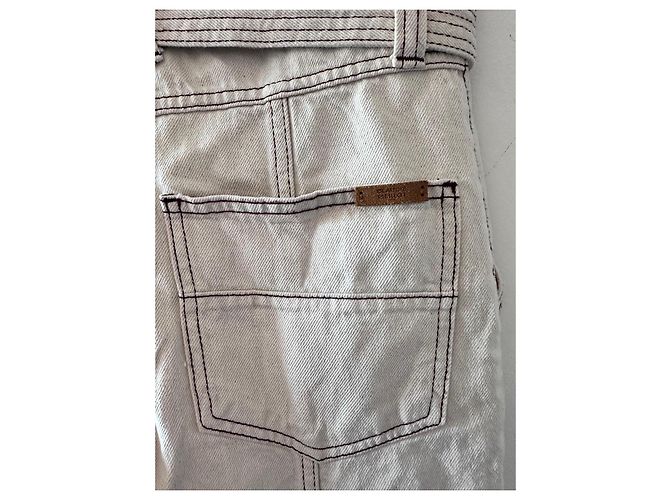 Pantalón de algodón beige Claudie Pierlot - vista 7
