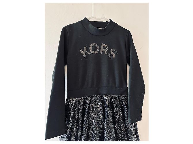 Michael Kors Paillettenkleid in Schwarz - Ansicht 2