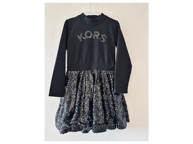 Michael Kors Paillettenkleid in Schwarz - Ansicht 3