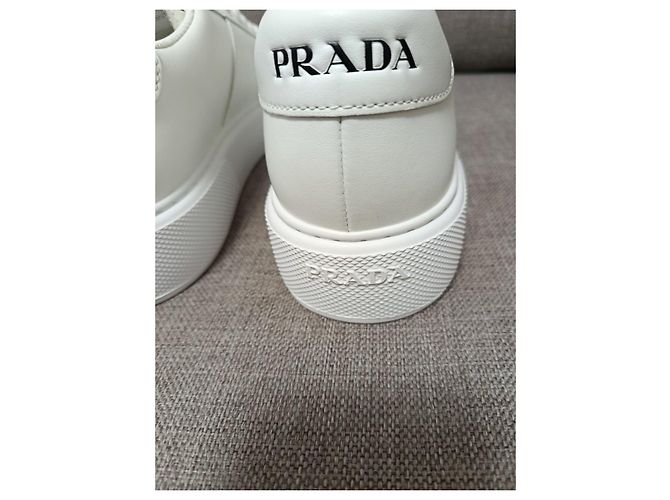Sneakers Prada in pelle bianca Bianco - vista 16