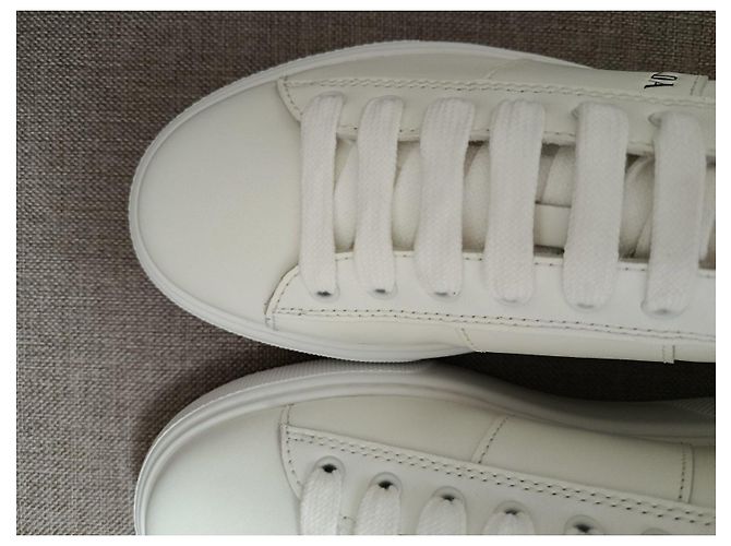 Sneakers Prada in pelle bianca Bianco - vista 9