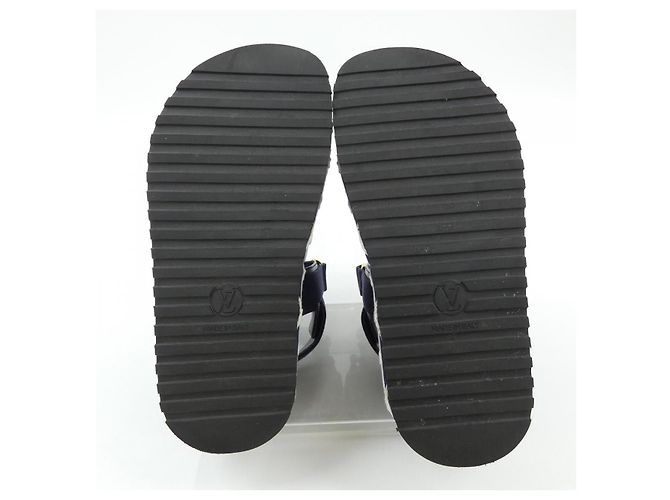 Sandali Louis Vuitton Sunset Line Blu Blu navy - vista 4