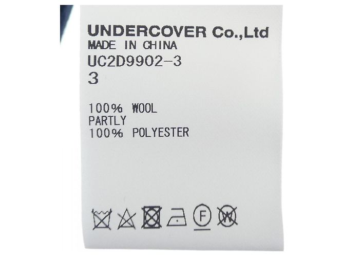 Autre Marque Cárdigan Undercover UC2D9902-3 Negro - vista 3