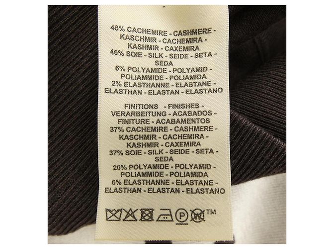 Hermès Falda de cachemira Hermes Castaño - vista 3