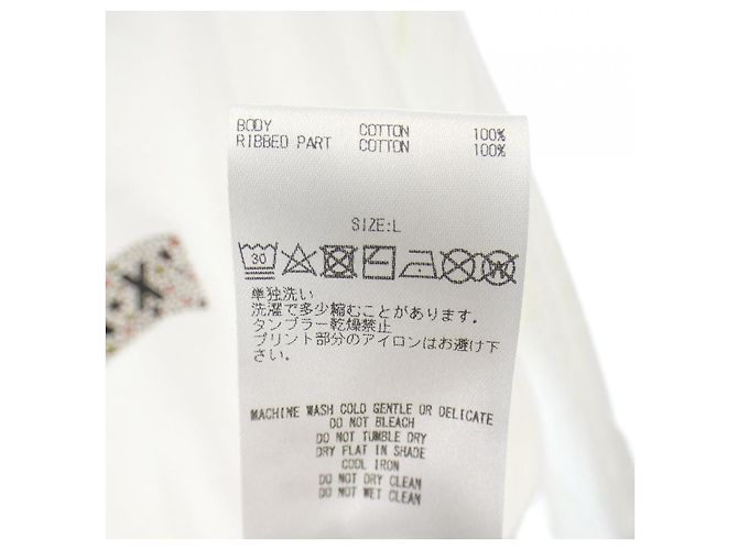 Autre Marque Camiseta de algodón GOD SELECTION XXX Blanco - vista 3
