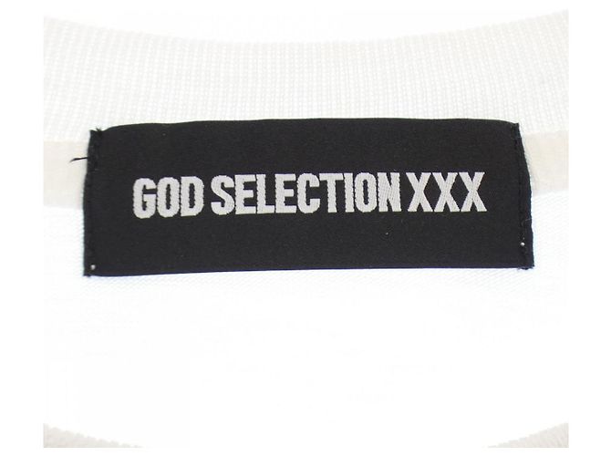 Autre Marque Camiseta de algodón GOD SELECTION XXX Blanco - vista 4
