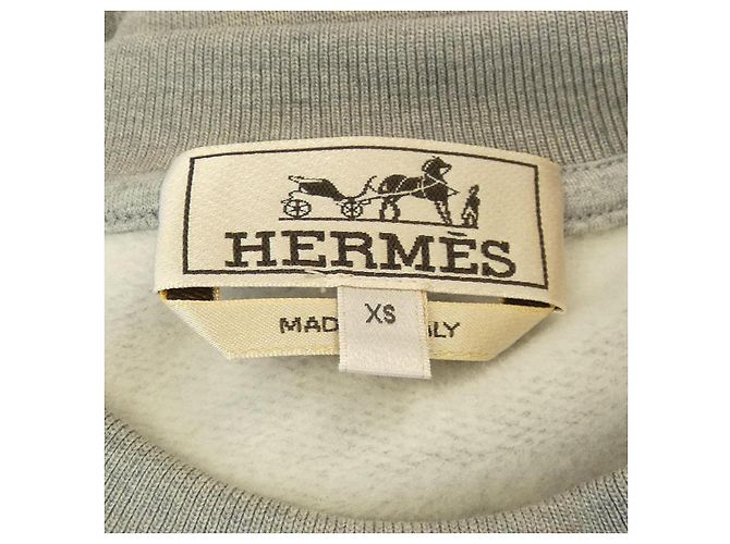 Hermès Moletom Hermes Cinza - vista 4