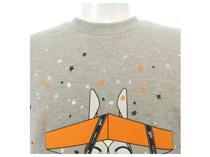 Hermès Moletom Hermes Cinza - vista 5