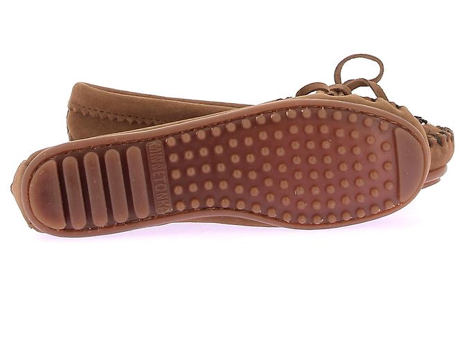 Minnetonka Mocassini in scamosciato marrone - vista 6