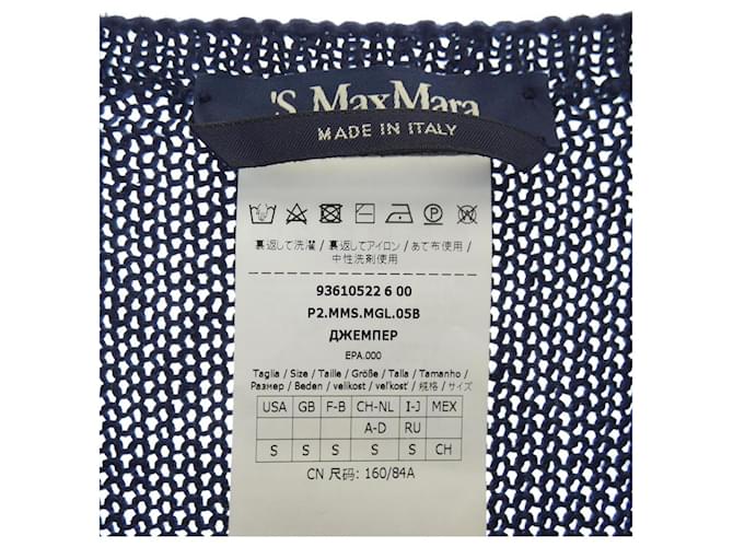 S Max Mara Strickware Blau Marineblau - Ansicht 4