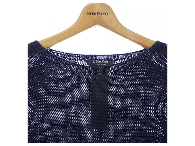 S Max Mara Strickware Blau Marineblau - Ansicht 5