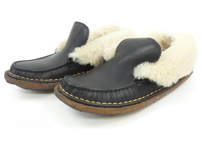 Chloé Chloe Lederschuhe Schwarz - Ansicht 3