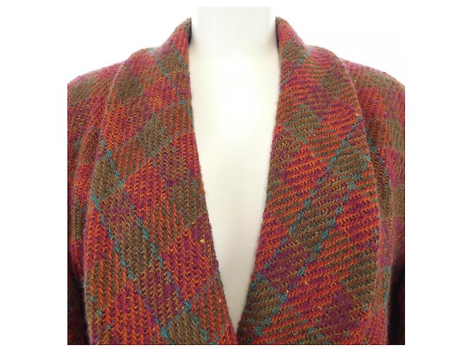 Chaqueta de mezcla de cachemira Chanel Roja - vista 5