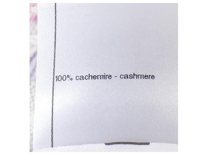 Chanel P60517K46044 Punto de cachemira Azul Beige Púrpura - vista 3