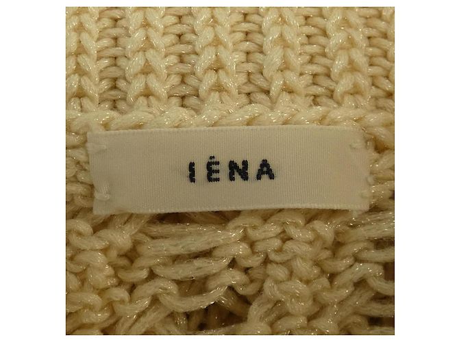 Autre Marque Poncho de punto IENA Beige - vista 4