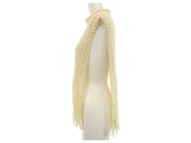 Autre Marque Poncho de punto IENA Beige - vista 6
