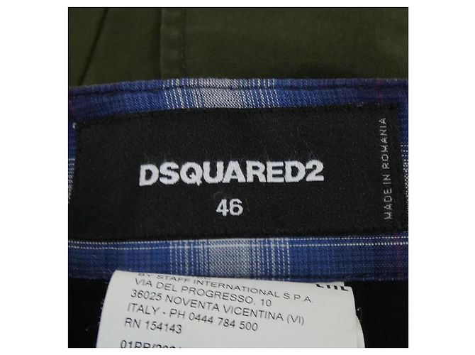 Pantalones Dsquared2 Verde Caqui - vista 4