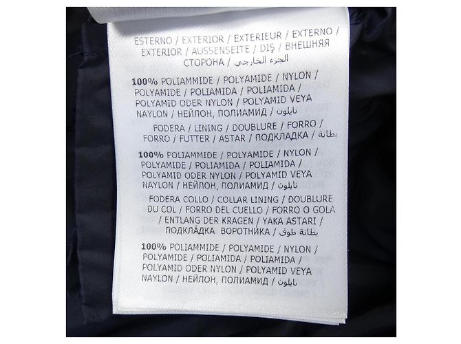 Abrigo de plumón Moncler FLAMMETTE Azul Azul marino - vista 3