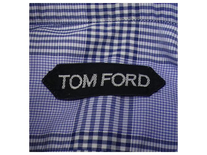 Camicia Tom Ford Blu - vista 4