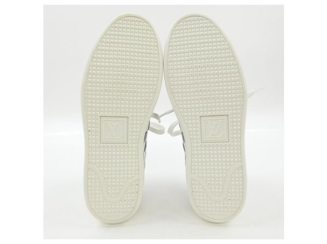 Sneakers Front Row Line Louis Vuitton Marrone Beige - vista 4