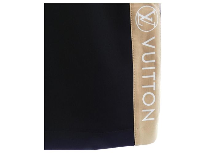 Falda Louis Vuitton Negro Beige - vista 6