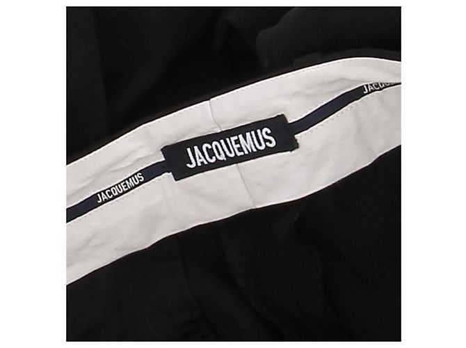 Pantalones Jacquemus negros de algodón - vista 5