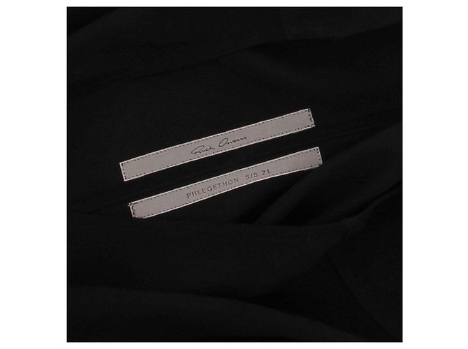 Rick Owens Schwarzes Viscose Kleid - Ansicht 6