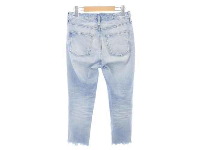 Autre Marque Jeans de tiro de talle alto Azul - vista 2