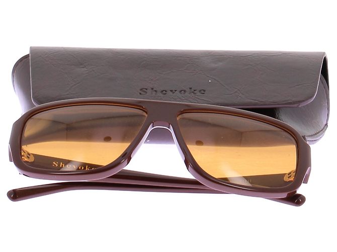 Autre Marque Occhiali da sole SHEVOKE marroni Marrone - vista 2