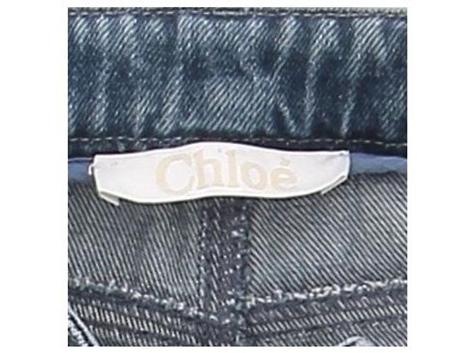 Jeans con Chloé sulla tasca Blu - vista 5