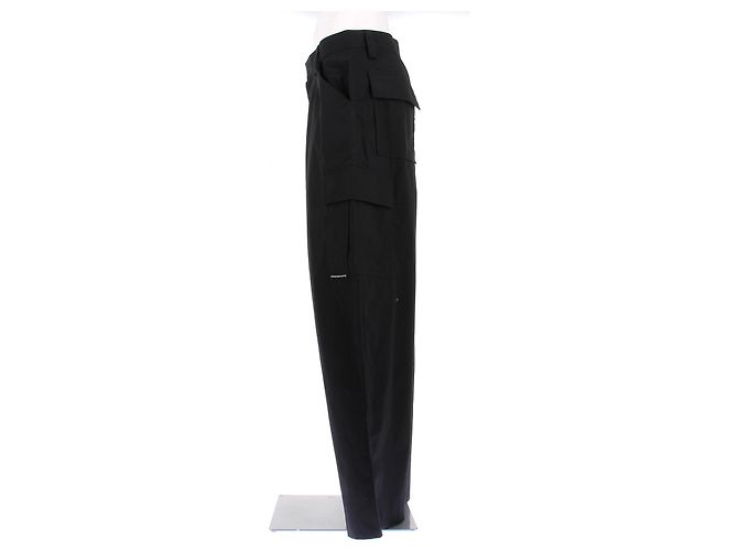 Pantalones negros Alexander Wang de algodón - vista 4