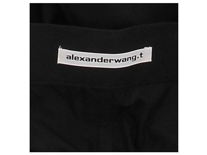 Pantalones negros Alexander Wang de algodón - vista 6